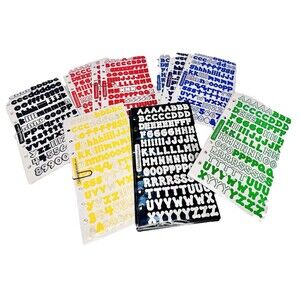 Vintage Stickopotamus Alphabet Stickers Lot 70 Y2K Scrapbook Binder Pebbles